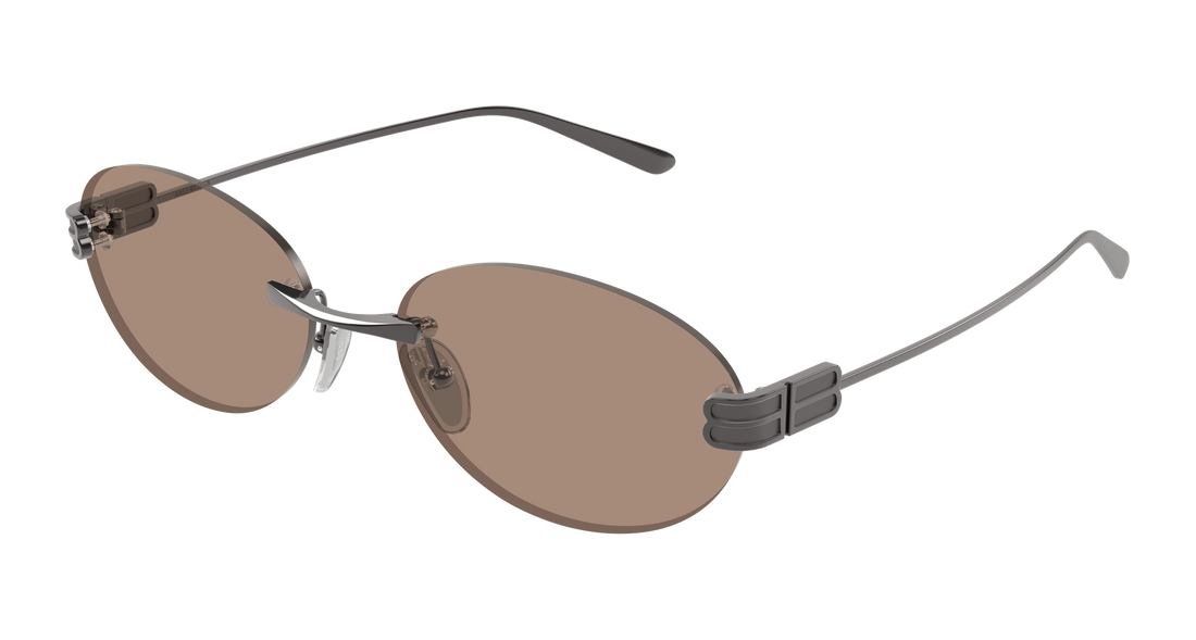 Gafas de sol balenciaga bb0541sa 004 plateado round/oval/panthos unisex talla 59mm - Vista principal