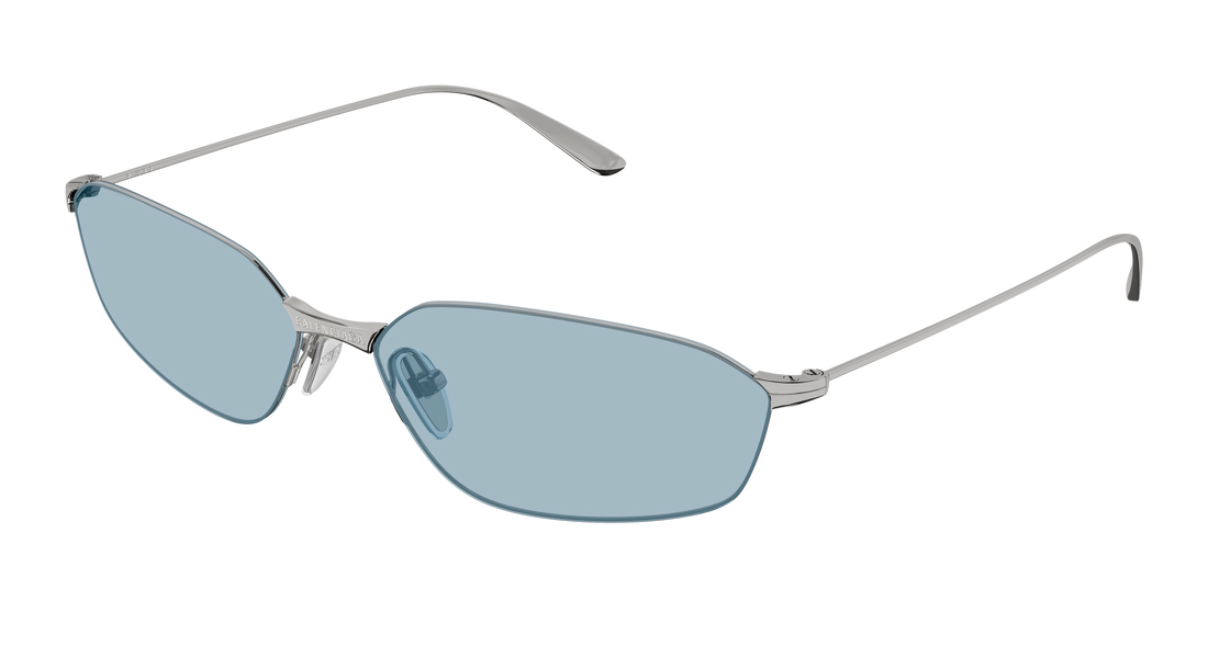 Lunettes de soleil balenciaga bb0412s 005 plateado geometrical/directional unisex taille 62mm - Vue principale