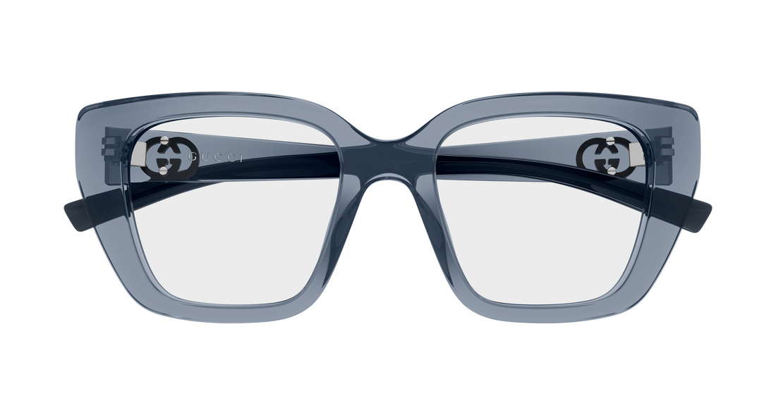 Occhiali da vista gucci gg2028o 003 gris cat eye femenino taglia 50mm - Vista dettagliata