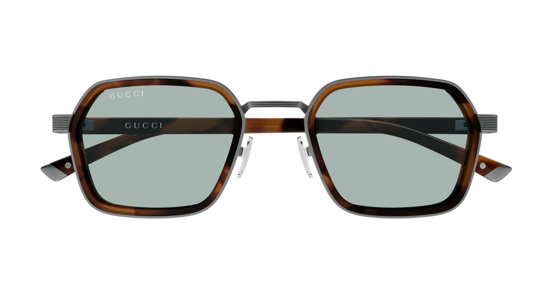 Sunglasses gucci gg2074s 002 plateado rectangular / squared masculino size 51mm - Detailed view