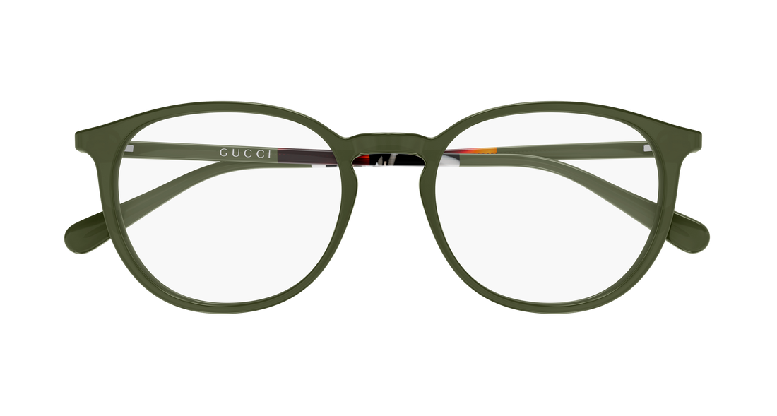 Briller gucci gg2266oa 003 verde round/oval/panthos unisex størrelse 53mm - Detaljeret visning