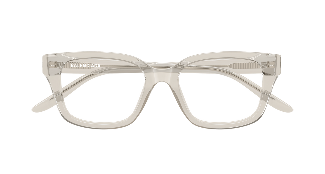 Glasögon balenciaga bb0532o 009 beige rectangular / squared femenino storlek 54mm - Detaljvy