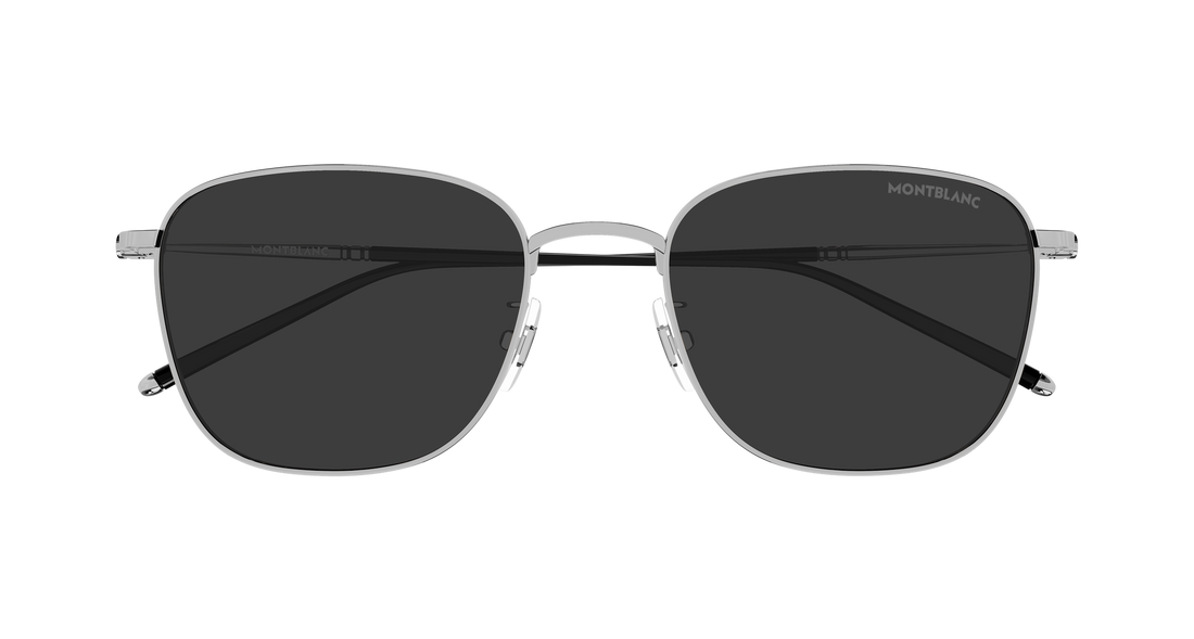 Sunčane naočale montblanc mb0527sa 002 plateado rectangular / squared masculino veličina 55mm - Detaljni prikaz