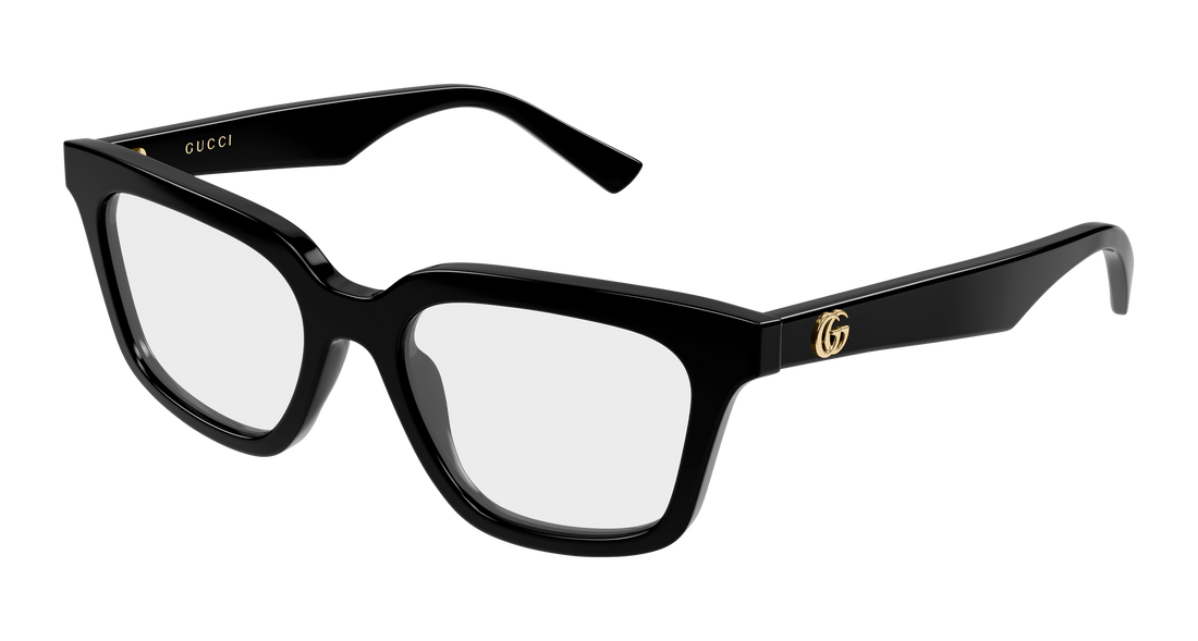 Lunettes de vue gucci gg2180o 001 negro rectangular / squared femenino taille 51mm - Vue principale