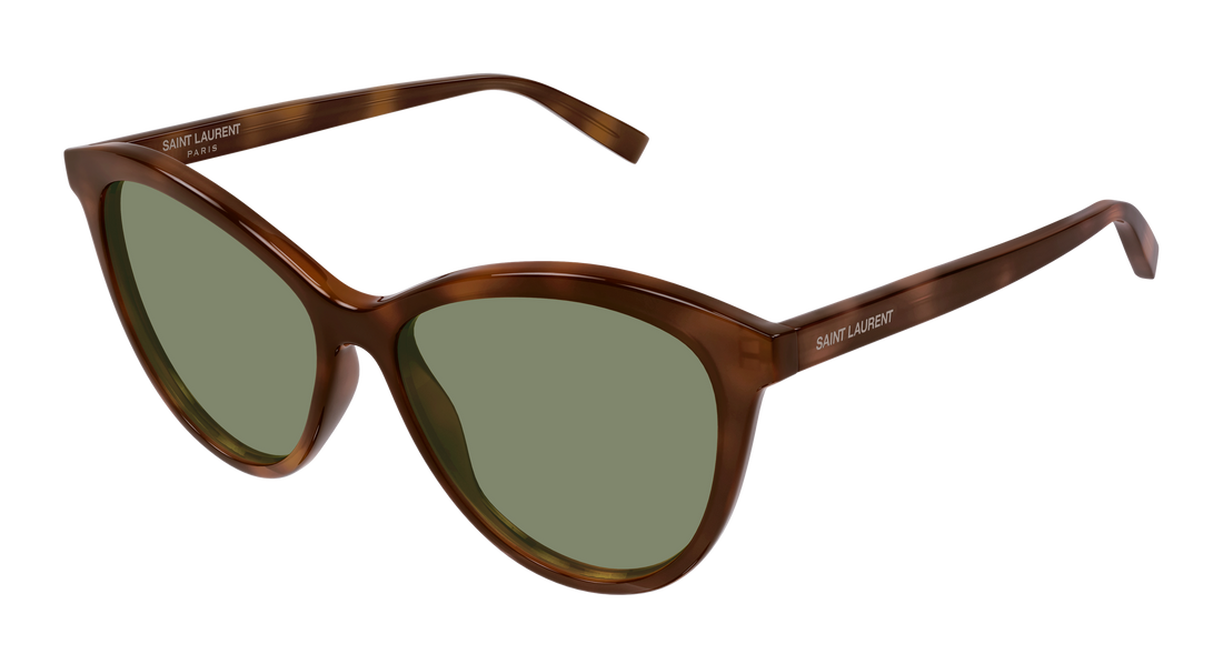 Sunglasses saint laurent sl 456 010 havana cat eye femenino size 57mm - Main view
