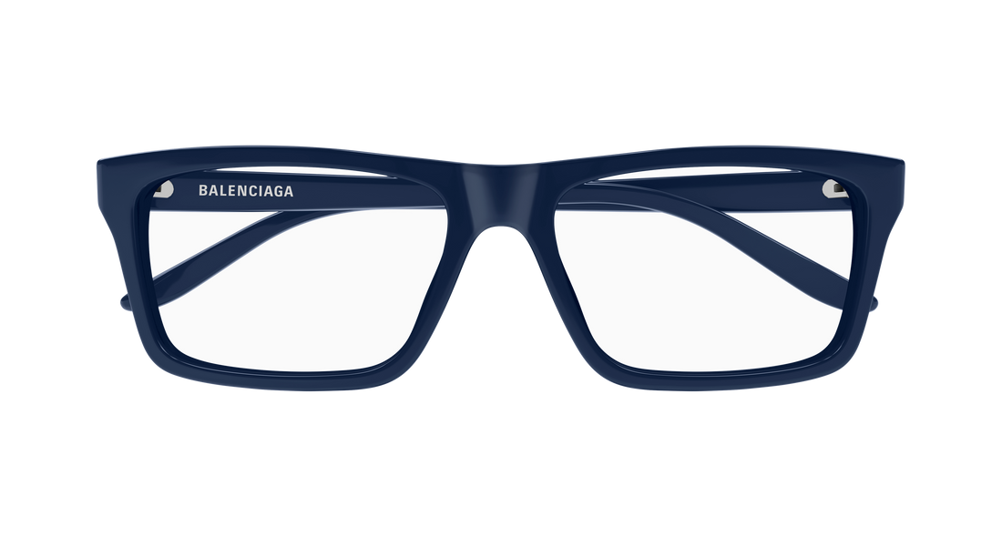 Gafas graduadas balenciaga bb0499o 006 azul rectangular / squared masculino talla 57mm - Vista de detalle