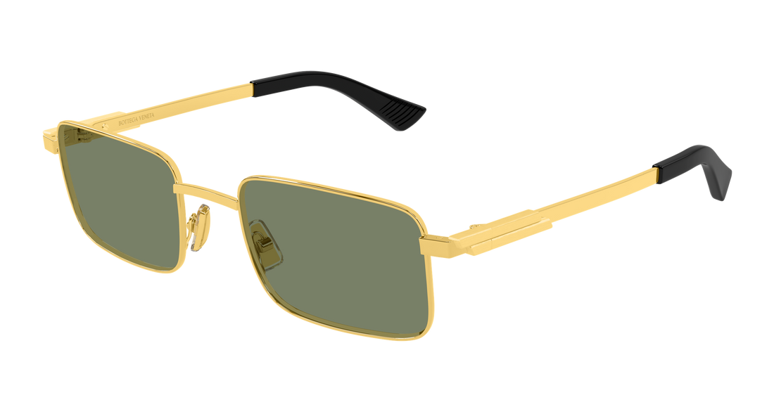 Lunettes de soleil bottega veneta bv1469s 004 dorado rectangular / squared unisex taille 53mm - Vue principale