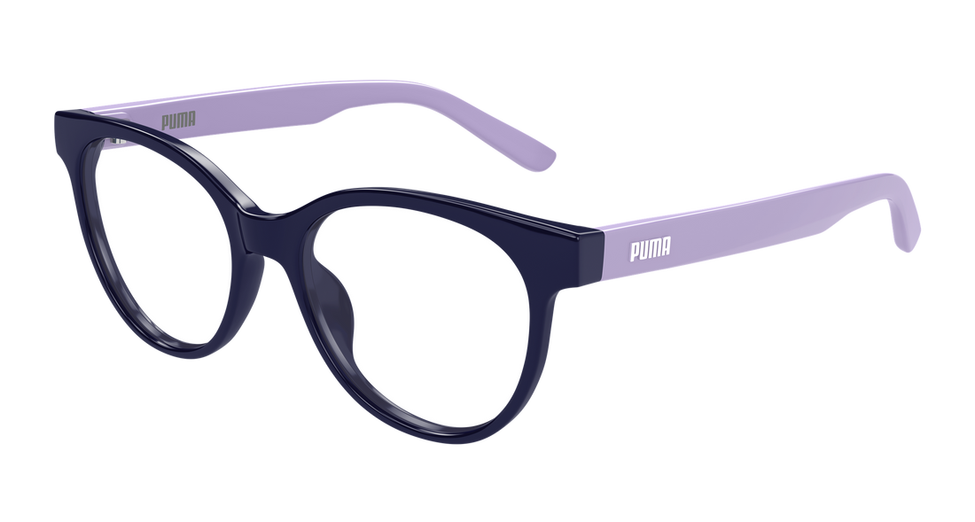 Occhiali da vista puma pj0090o 003 azul cat eye infantil taglia 47mm - Vista principale