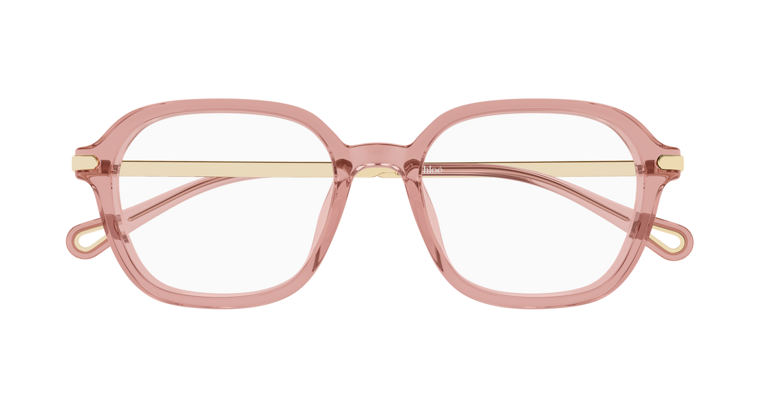 Brillen chloé ch0361oa 003 rosa rectangular / squared femenino größe 52mm - Detailansicht