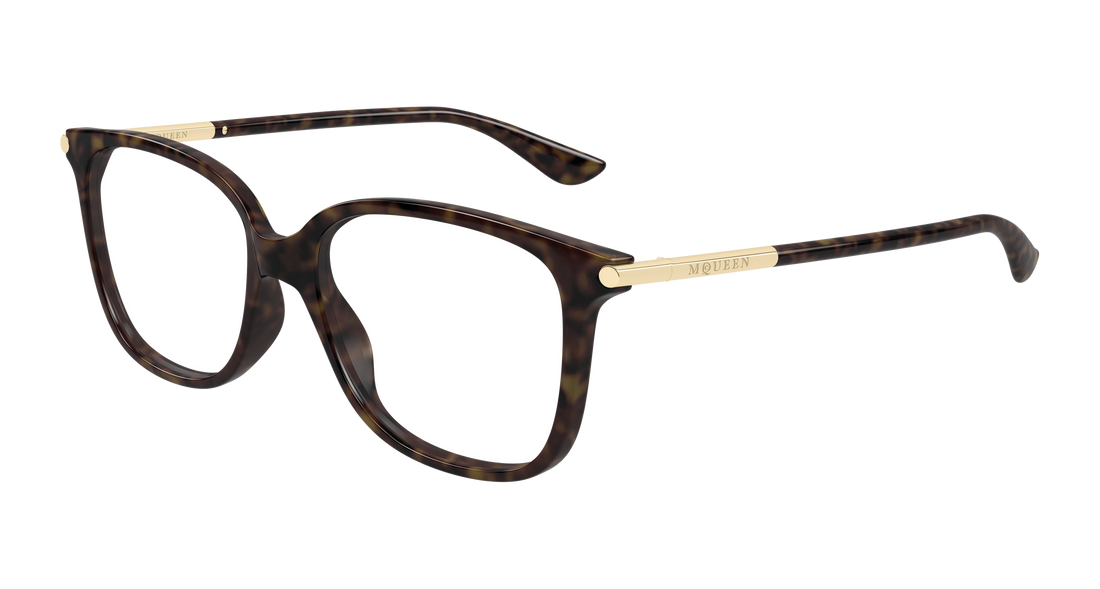 Gafas graduadas alexander mcqueen am0554o 006 havana cat eye femenino talla 53mm - Vista principal