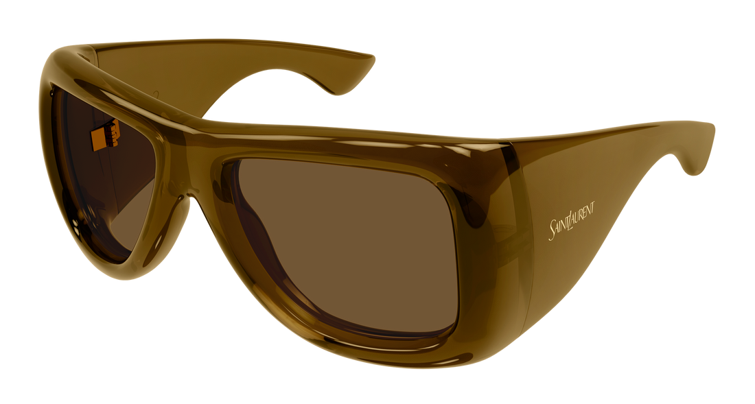 Occhiali da sole saint laurent sl 902 howl 004 marron pilot/navigator unisex taglia 63mm - Vista principale