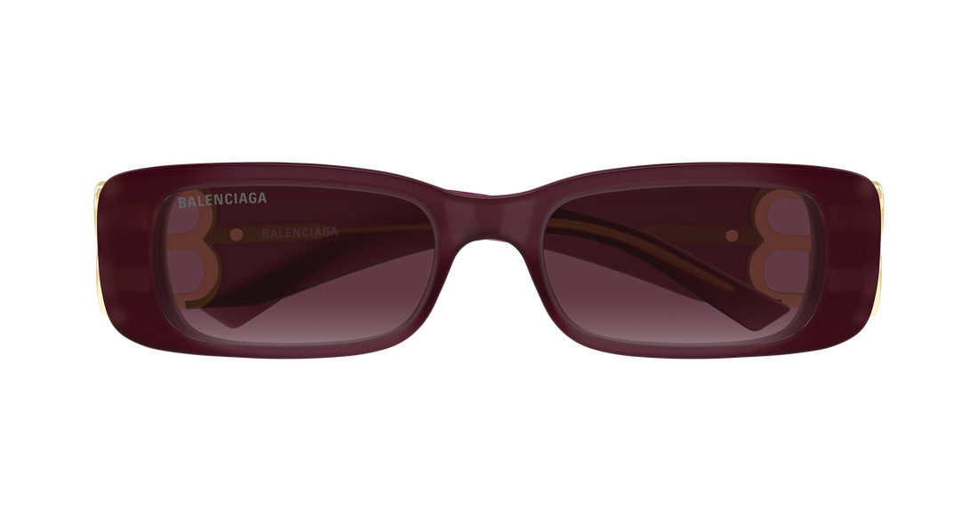 Gafas de sol balenciaga bb0096s 028 rojo rectangular / squared femenino talla 51mm - Vista de detalle
