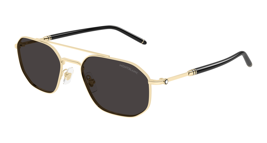 Sonnenbrillen montblanc mb0481s 001 dorado pilot/navigator masculino größe 55mm - Hauptansicht