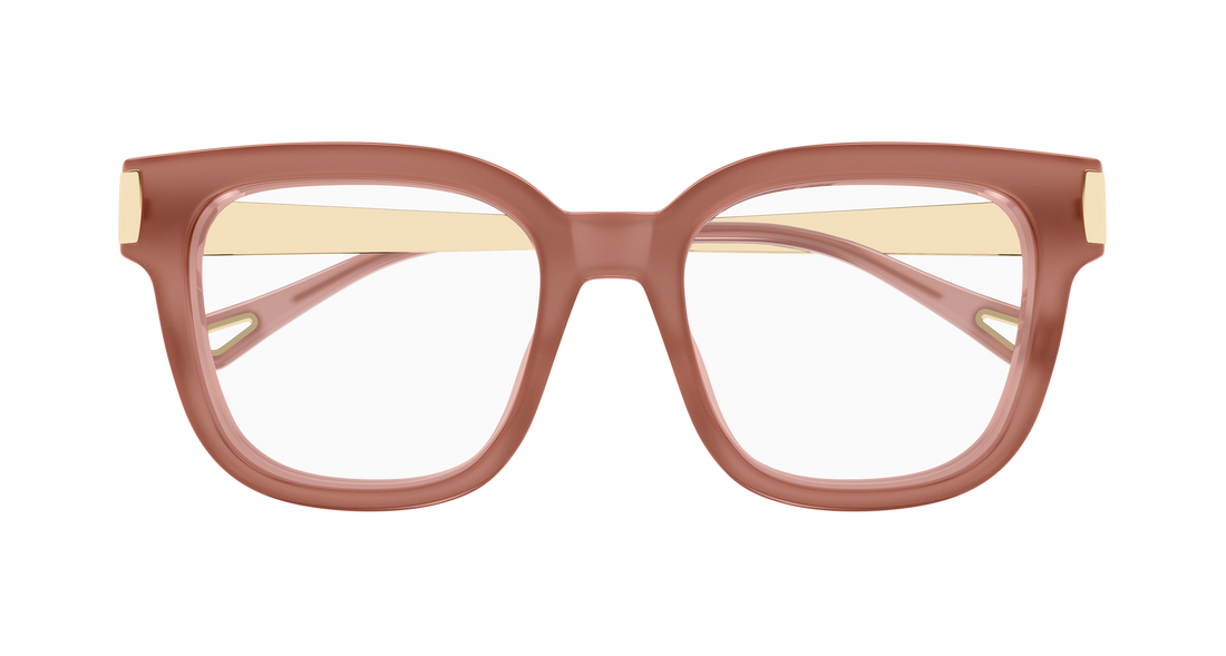 Occhiali da vista chloé ch0353o 004 rosa rectangular / squared femenino taglia 52mm - Vista dettagliata