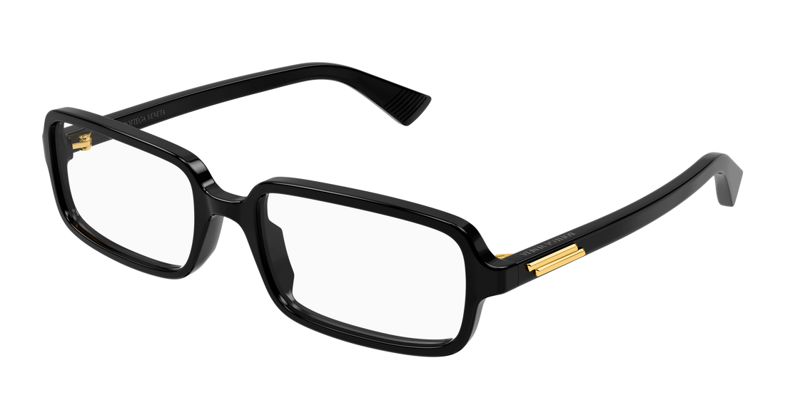Briller bottega veneta bv1500o 005 negro rectangular / squared unisex størrelse 54mm - Hovedvisning