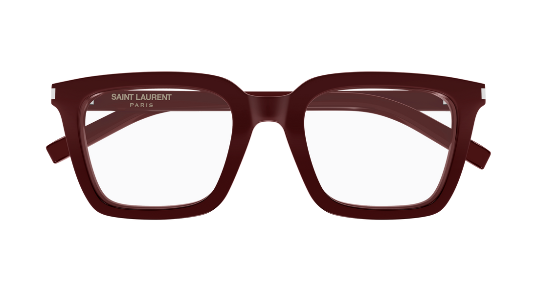 Occhiali da vista saint laurent sl 167 008 burdeos rectangular / squared femenino taglia 50mm - Vista dettagliata