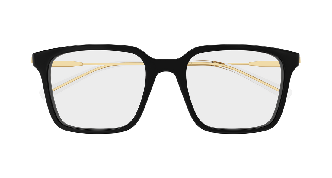 Glasögon gucci gg2252o 001 negro rectangular / squared masculino storlek 53mm - Detaljvy