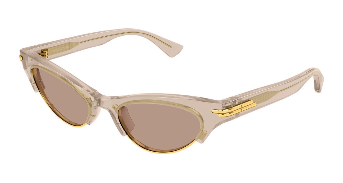 Sunčane naočale bottega veneta bv1431s 005 marron cat eye femenino veličina 52mm - Glavni prikaz