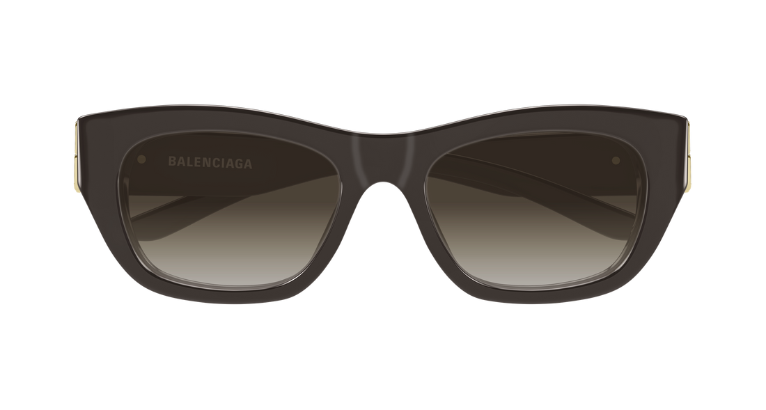 Gafas de sol balenciaga bb0506s 004 marron cat eye femenino talla 55mm - Vista de detalle
