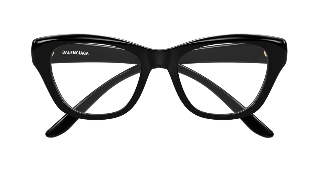 Glasögon balenciaga bb0519o 005 negro butterfly femenino storlek 55mm - Detaljvy
