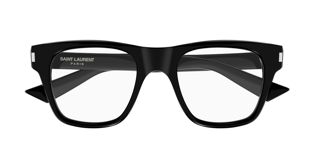Gafas graduadas saint laurent sl 875 opt 007 negro rectangular / squared masculino talla 52mm - Vista de detalle