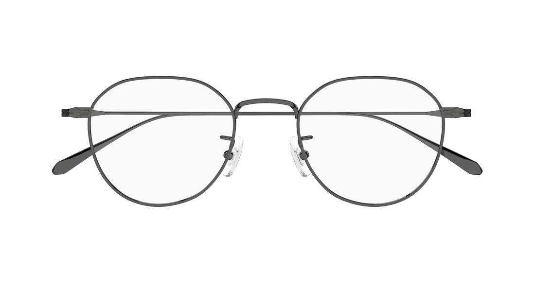 Prescription glasses montblanc mb0476oa 003 plateado geometrical/directional masculino size 49mm - Detailed view