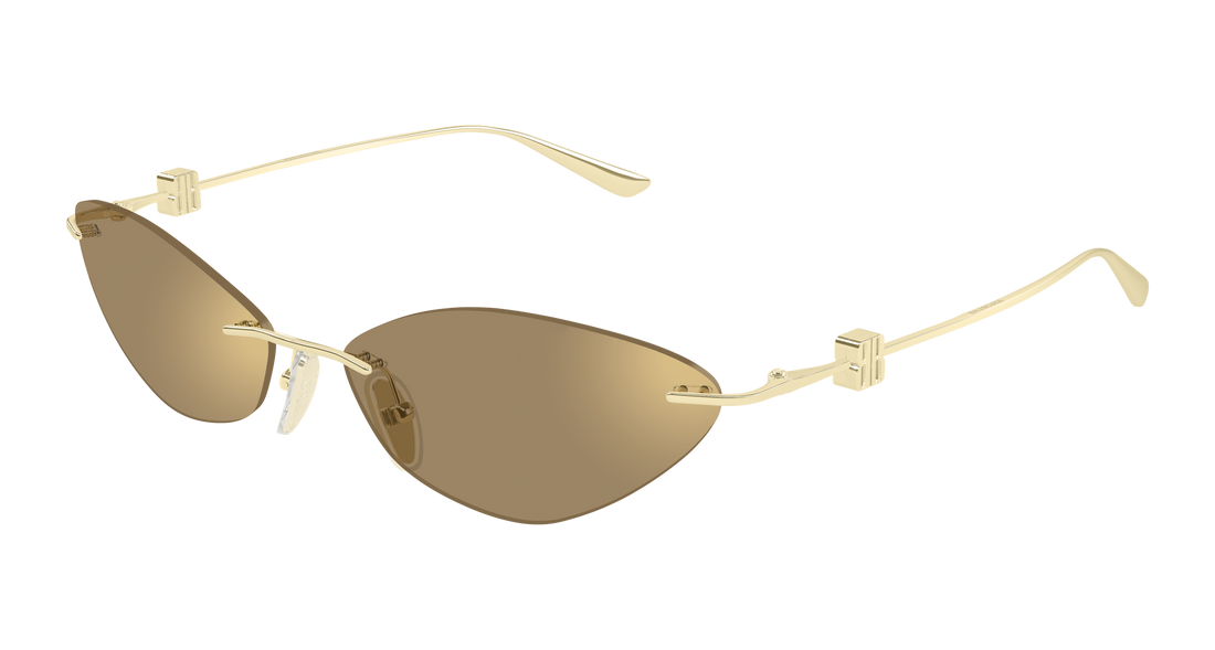 Lunettes de soleil balenciaga bb0536s 005 dorado geometrical/directional femenino taille 63mm - Vue principale