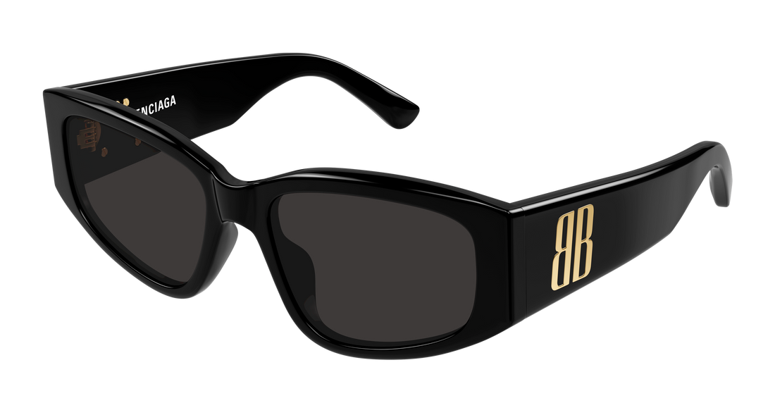 Lunettes de soleil balenciaga bb0475s 001 negro cat eye femenino taille 56mm - Vue principale