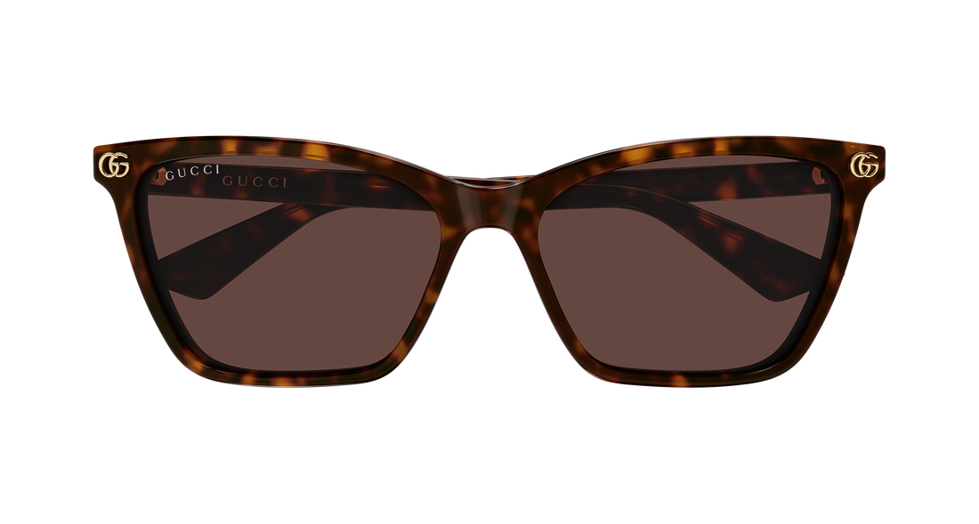 Sonnenbrillen gucci gg2111s 002 havana cat eye femenino größe 56mm - Detailansicht