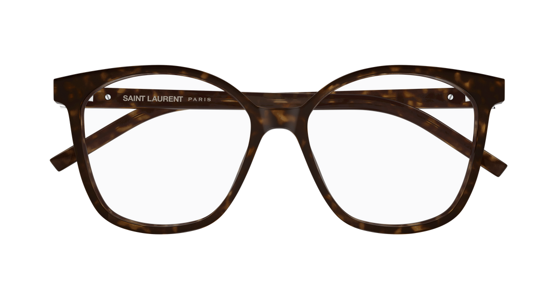 Dioptrijske naočale saint laurent sl m162 002 havana round/oval/panthos femenino veličina 55mm - Detaljni prikaz