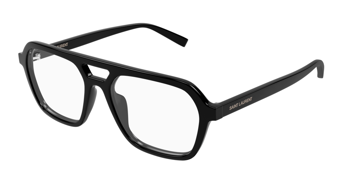 Occhiali da vista saint laurent sl 905 opt 001 negro rectangular / squared unisex taglia 55mm - Vista principale