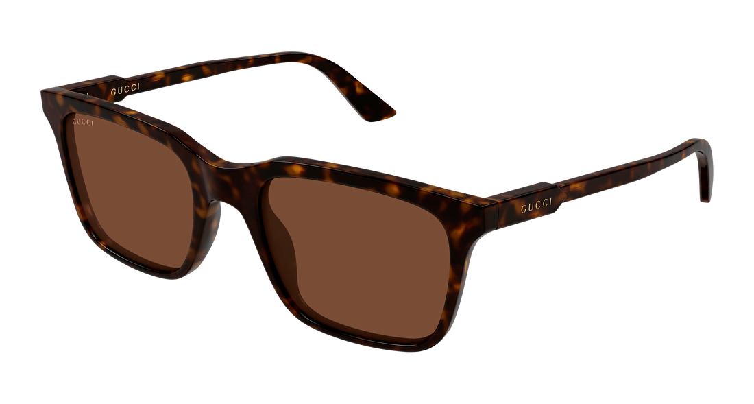 Sonnenbrillen gucci gg2114s 002 havana rectangular / squared masculino größe 53mm - Hauptansicht