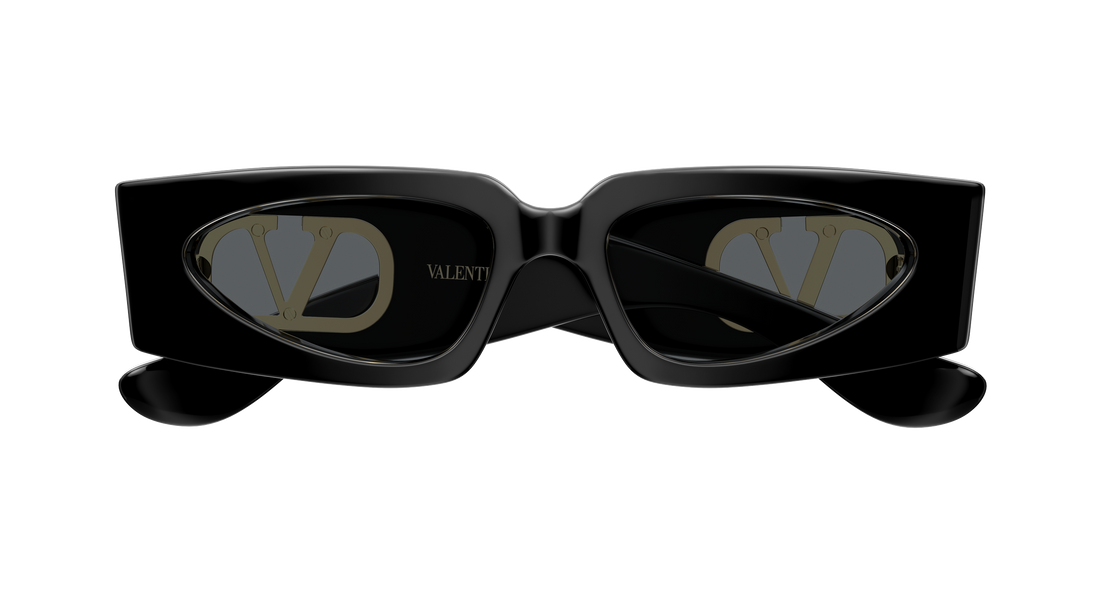 Sunglasses valentino vg0001s 001 negro rectangular / squared femenino size 53mm - Detailed view