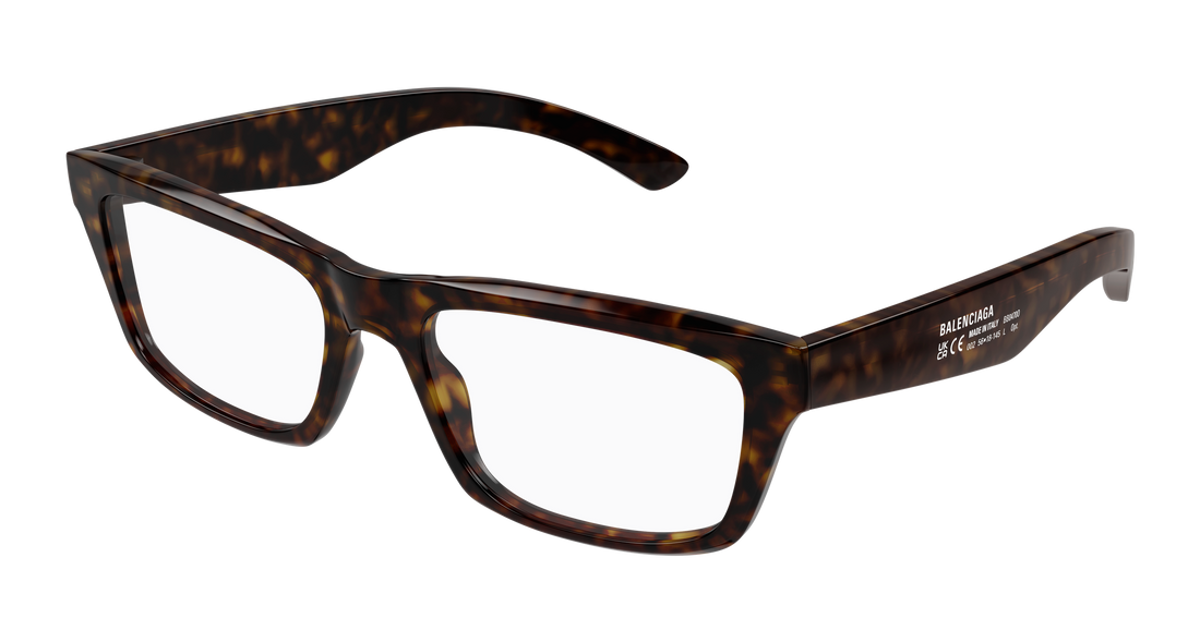 Occhiali da vista balenciaga bb0470o 002 havana rectangular / squared masculino taglia 56mm - Vista principale