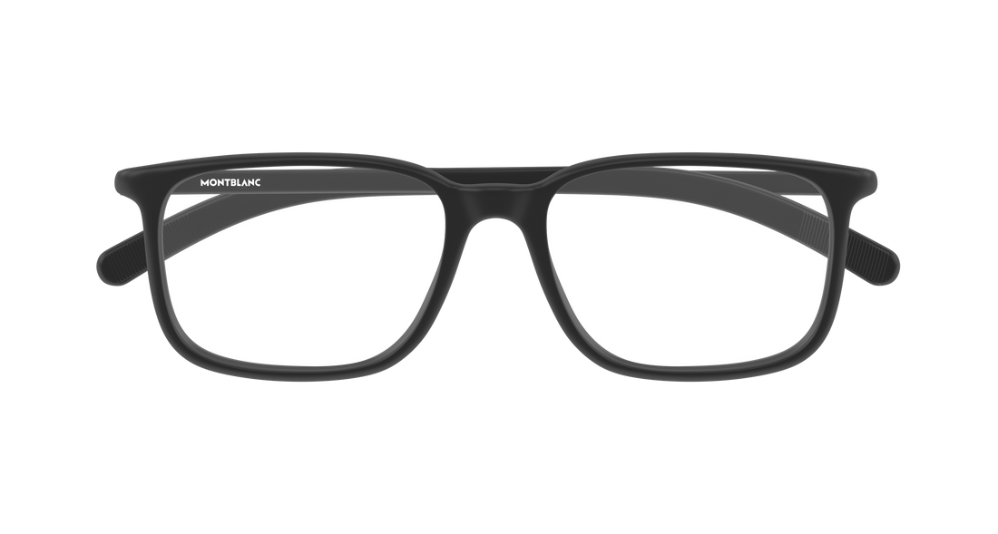 Occhiali da vista montblanc mb0328o 005 negro rectangular / squared masculino taglia 54mm - Vista dettagliata