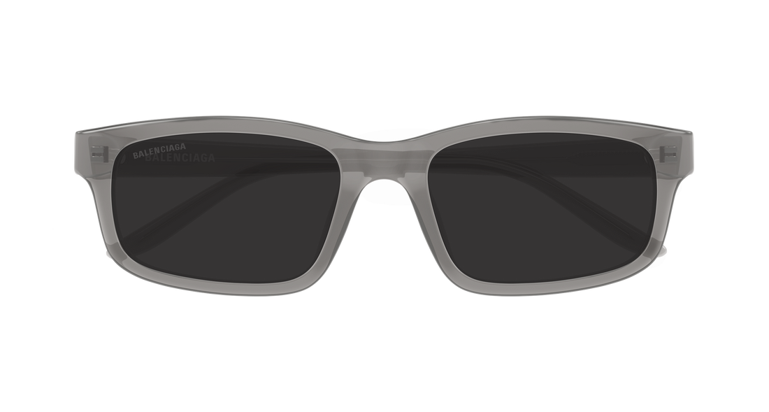Gafas de sol balenciaga bb0528sk 004 gris rectangular / squared masculino talla 56mm - Vista de detalle