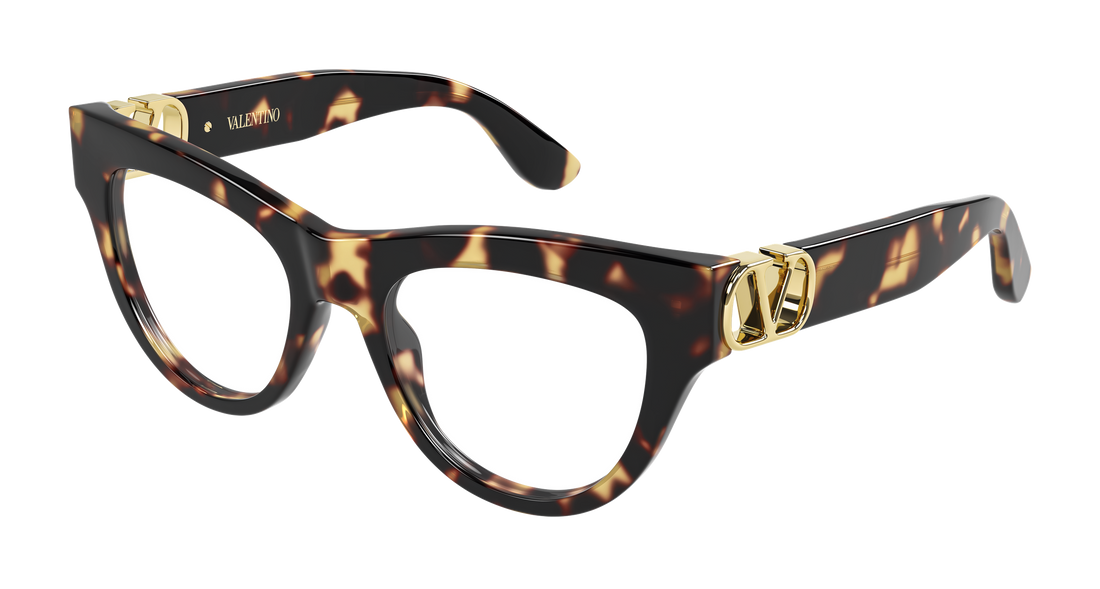 Brillen valentino vg0054o 007 havana cat eye femenino maat 51mm - Hoofdaanzicht