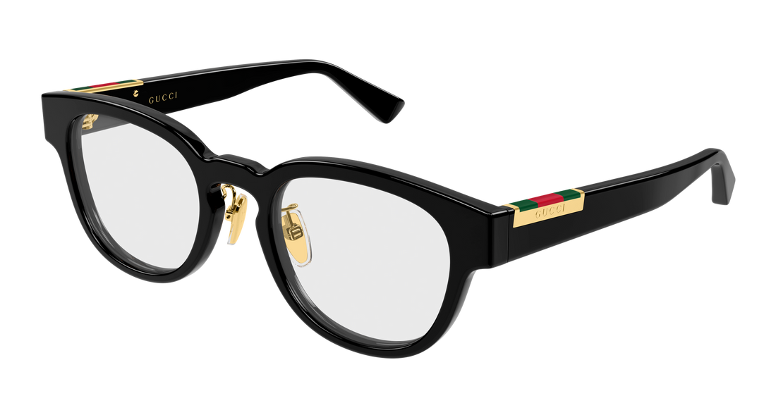 Briller gucci gg2263oj 001 negro round/oval/panthos masculino størrelse 50mm - Hovedvisning