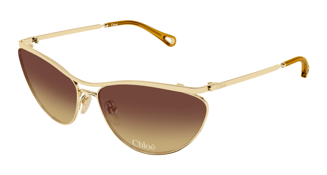 Lunettes de soleil chloé ch0386s 004 dorado geometrical/directional femenino taille 62mm - Vue principale
