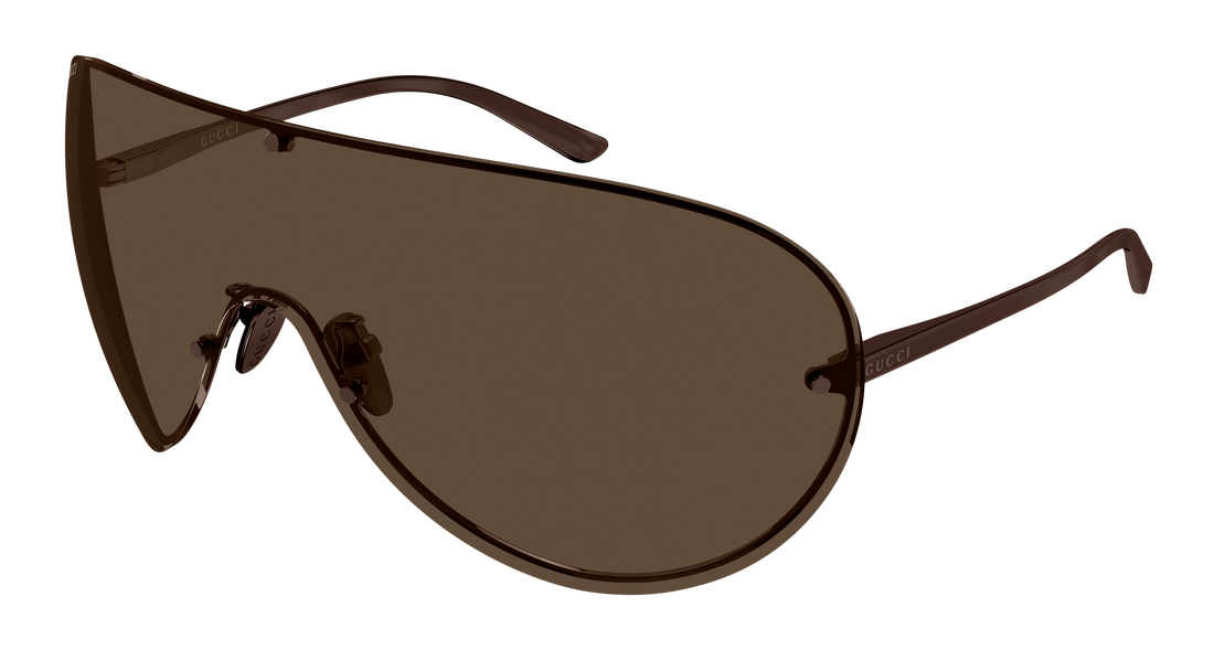 Solglasögon gucci gg2271s 006 marron shield femenino storlek 99mm - Huvudvy