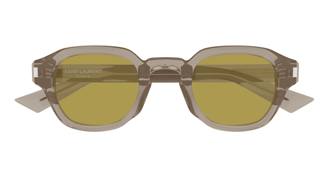 Lunettes de soleil saint laurent sl 946 005 marron round/oval/panthos masculino taille 46mm - Vue détaillée