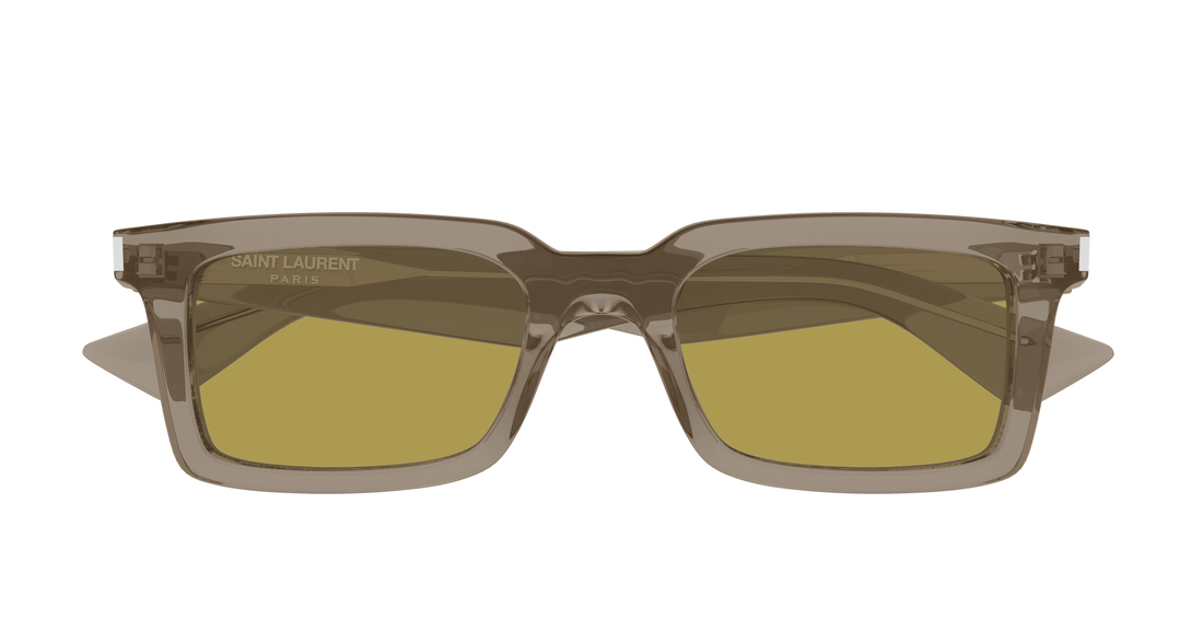 Solbriller saint laurent sl 860 005 marron rectangular / squared masculino størrelse 52mm - Detaljeret visning
