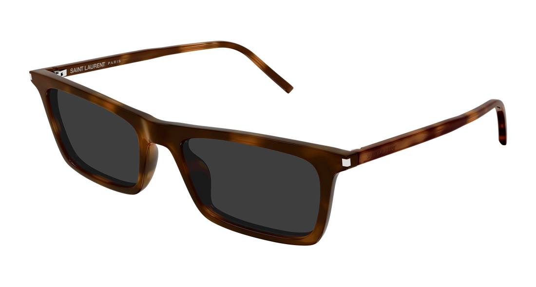 Occhiali da sole saint laurent sl 890 betty thin 003 havana rectangular / squared unisex taglia 54mm - Vista principale