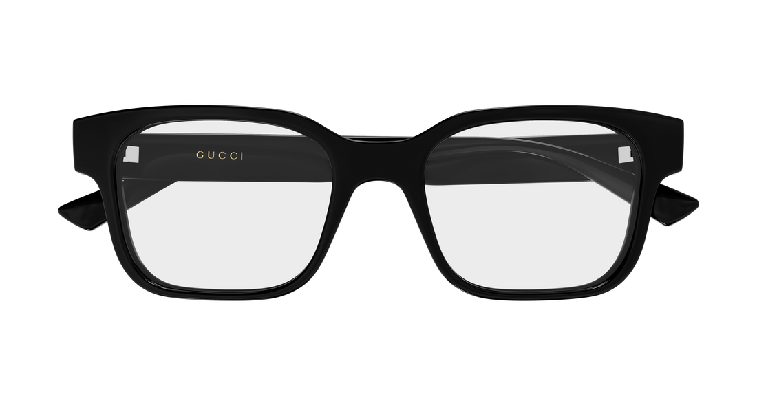Lunettes de vue gucci gg2087o 005 negro rectangular / squared masculino taille 54mm - Vue détaillée