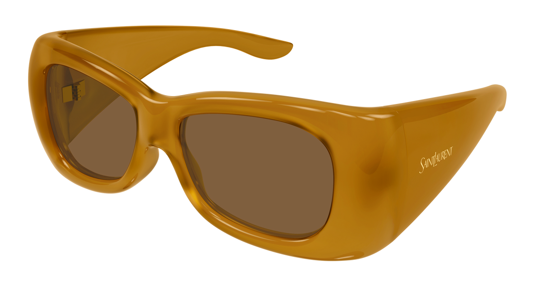 Occhiali da sole saint laurent sl 901 howl 008 amarillo rectangular / squared unisex taglia 61mm - Vista principale