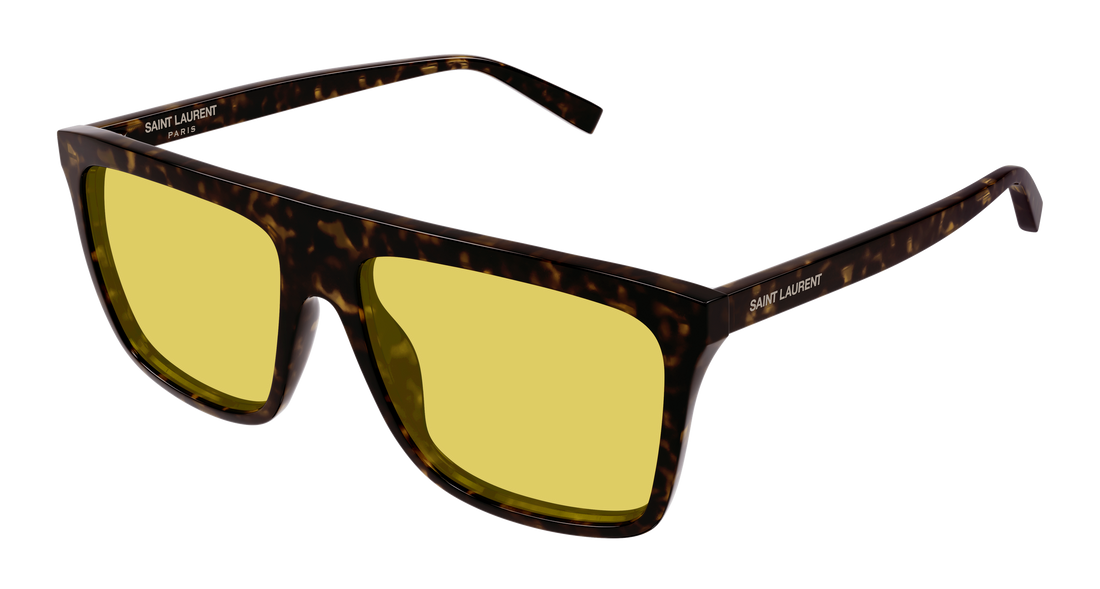 Sunglasses saint laurent sl 904 003 havana rectangular / squared masculino size 59mm - Main view