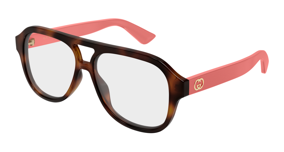 Dioptrijske naočale gucci gg2192o 004 havana pilot/navigator femenino veličina 55mm - Glavni prikaz