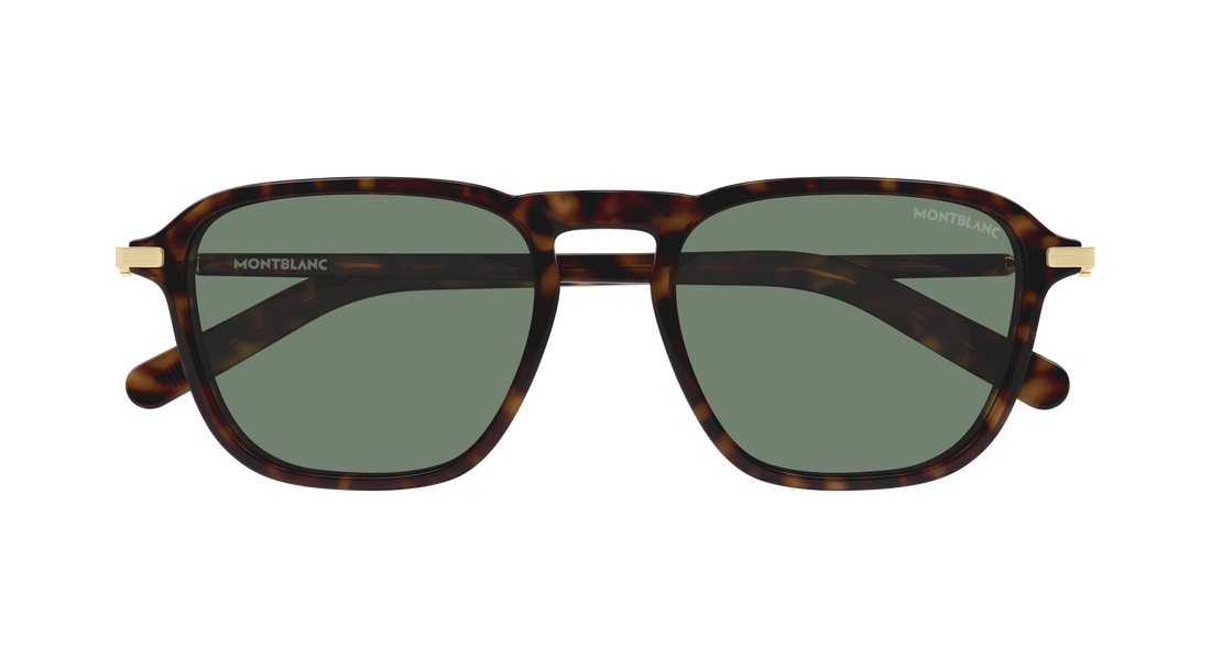 Sunčane naočale montblanc mb0498s 003 havana pilot/navigator masculino veličina 52mm - Detaljni prikaz