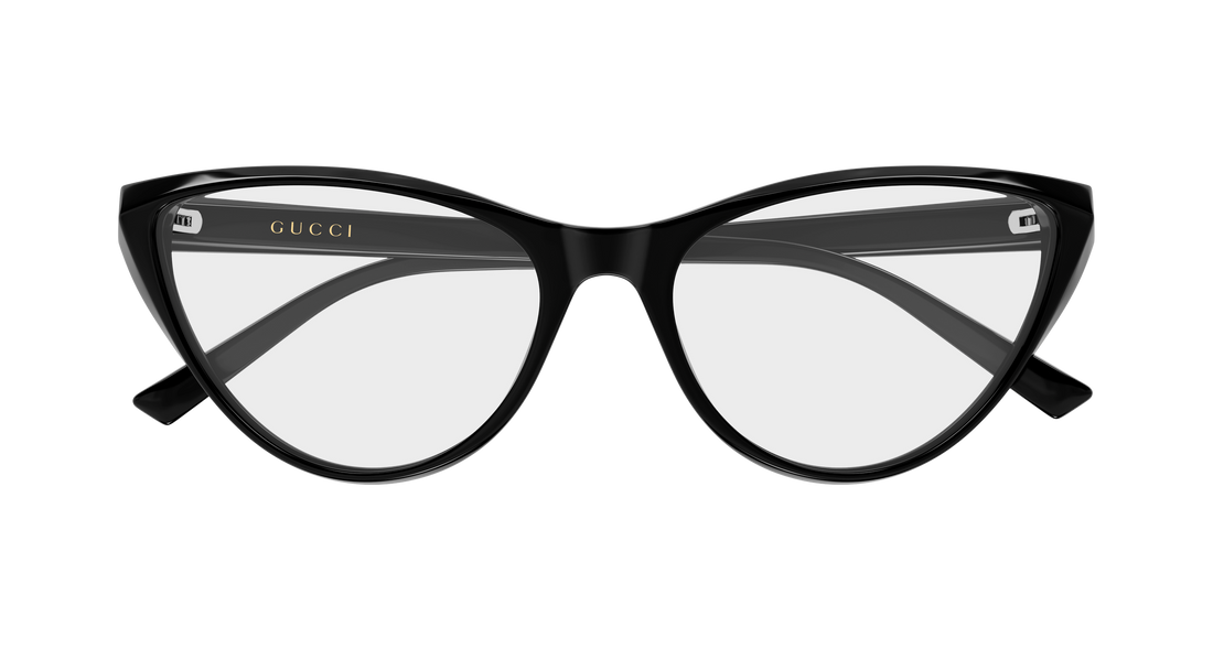 Glasögon gucci gg2205o 001 negro cat eye femenino storlek 55mm - Detaljvy