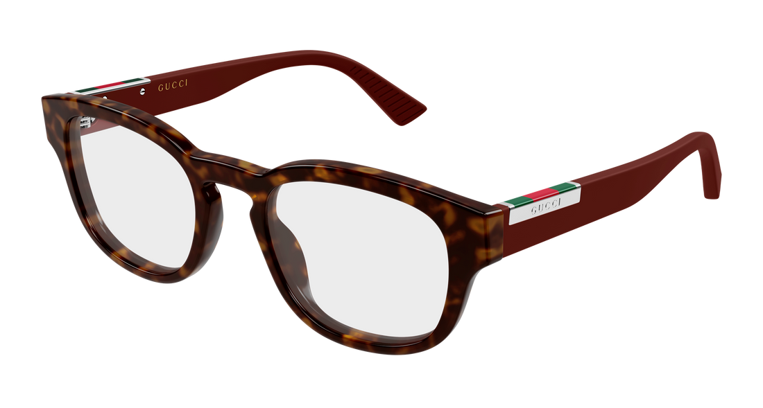 Occhiali da vista gucci gg2090o 003 havana round/oval/panthos masculino taglia 50mm - Vista principale
